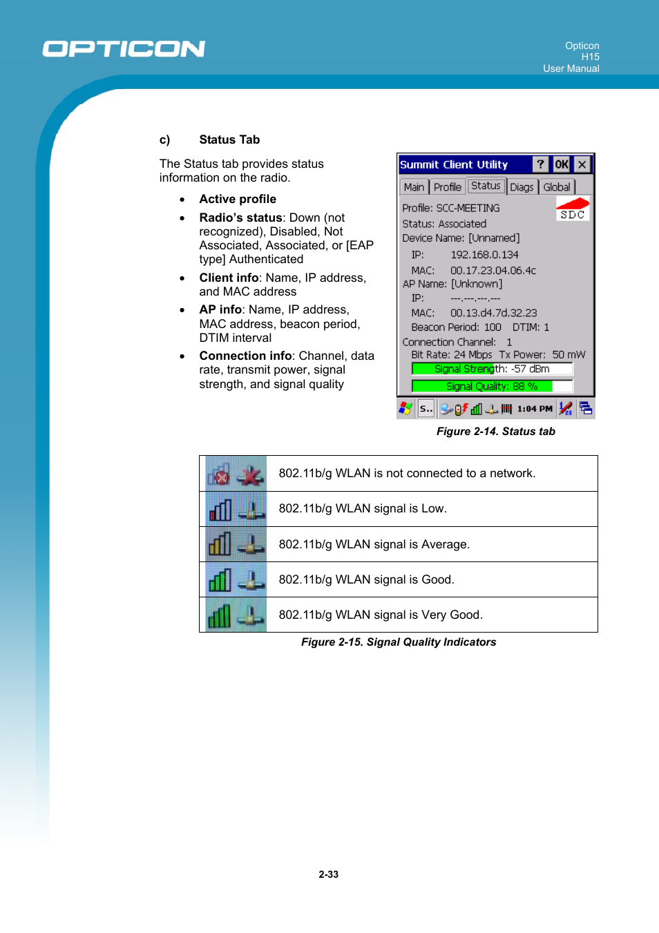 Opticon H15 User Manual User Manual | Page 40 / 101