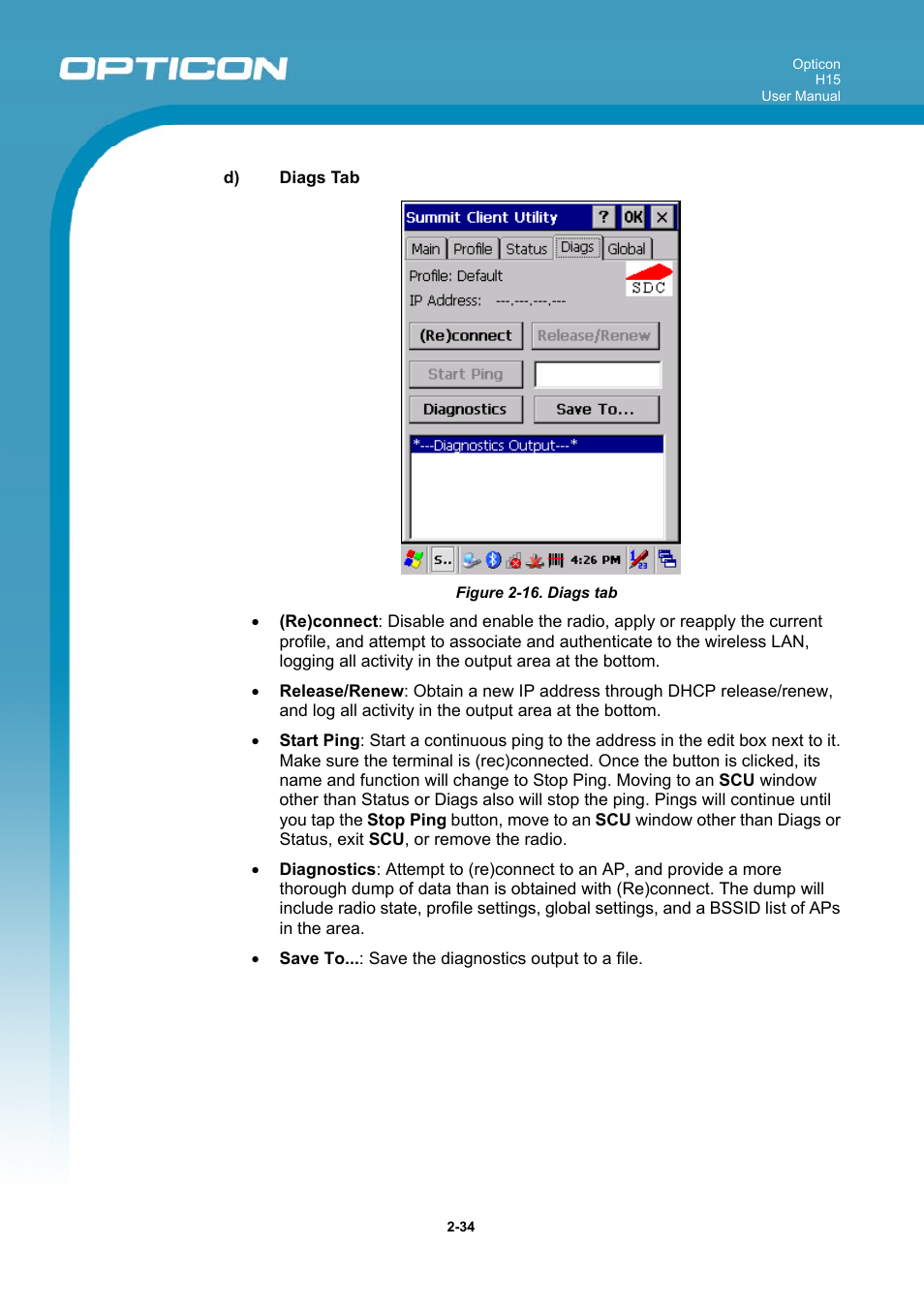 Opticon H15 User Manual User Manual | Page 41 / 101