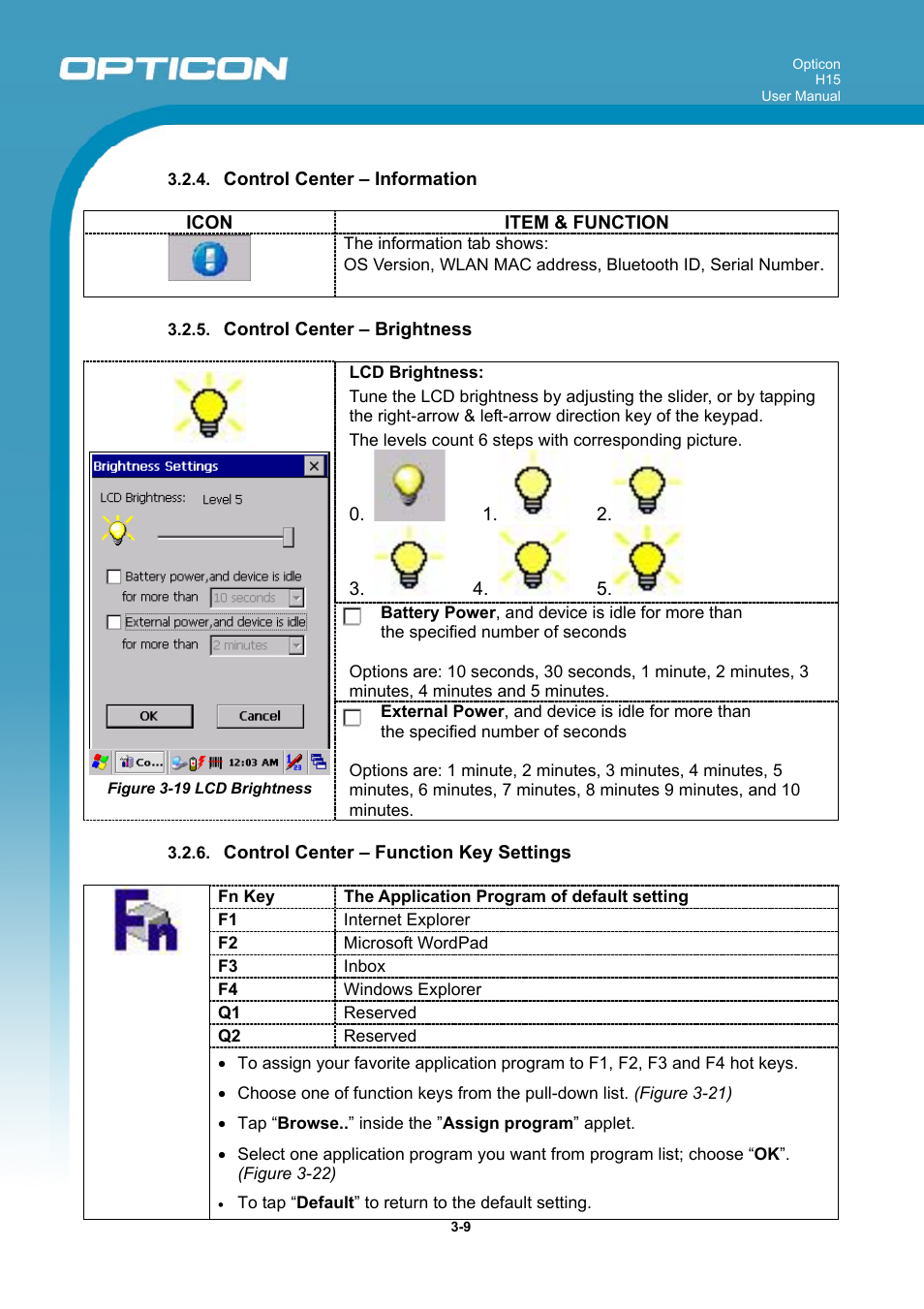 Opticon H15 User Manual User Manual | Page 54 / 101