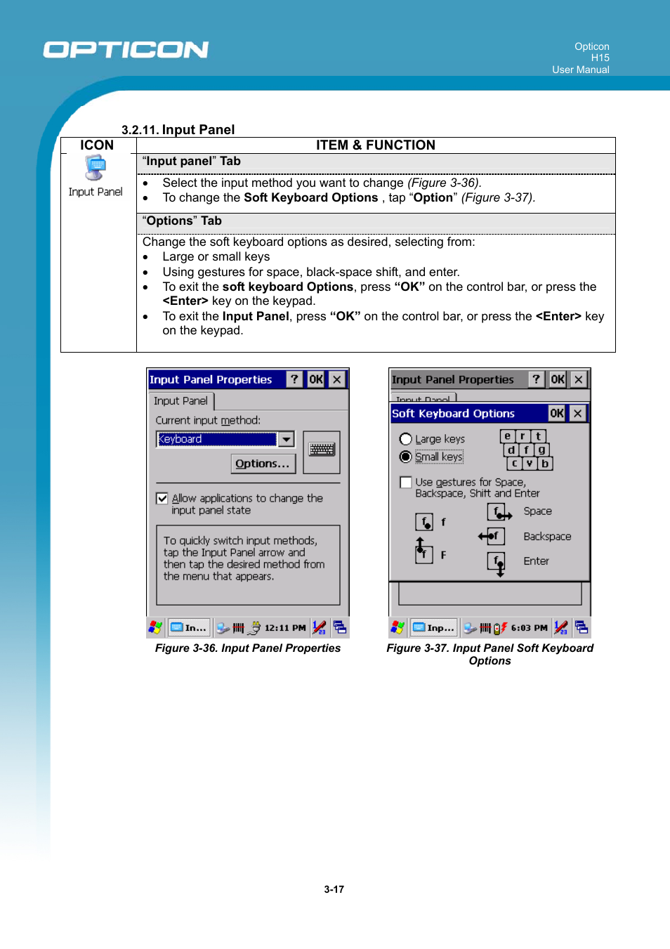 Opticon H15 User Manual User Manual | Page 62 / 101