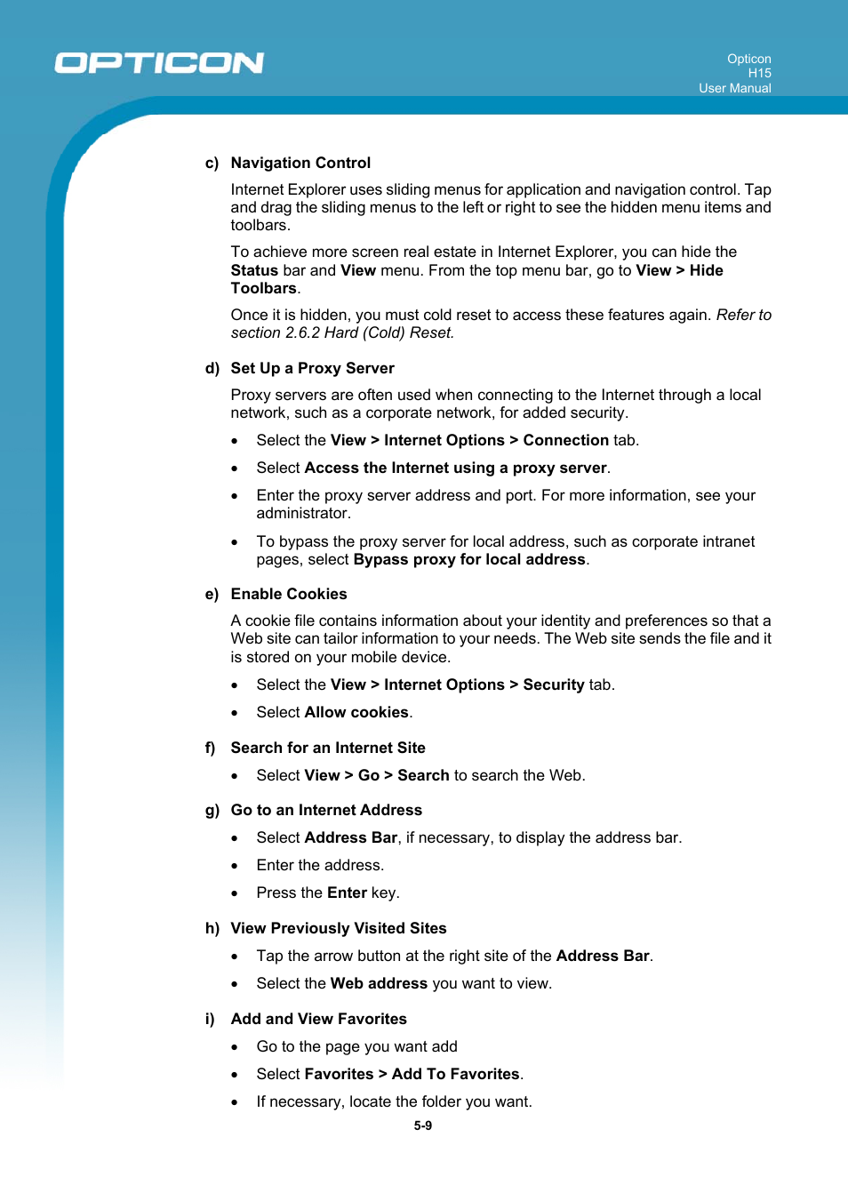 Opticon H15 User Manual User Manual | Page 92 / 101