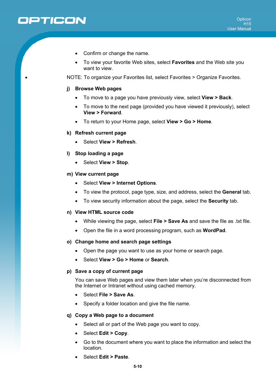 Opticon H15 User Manual User Manual | Page 93 / 101