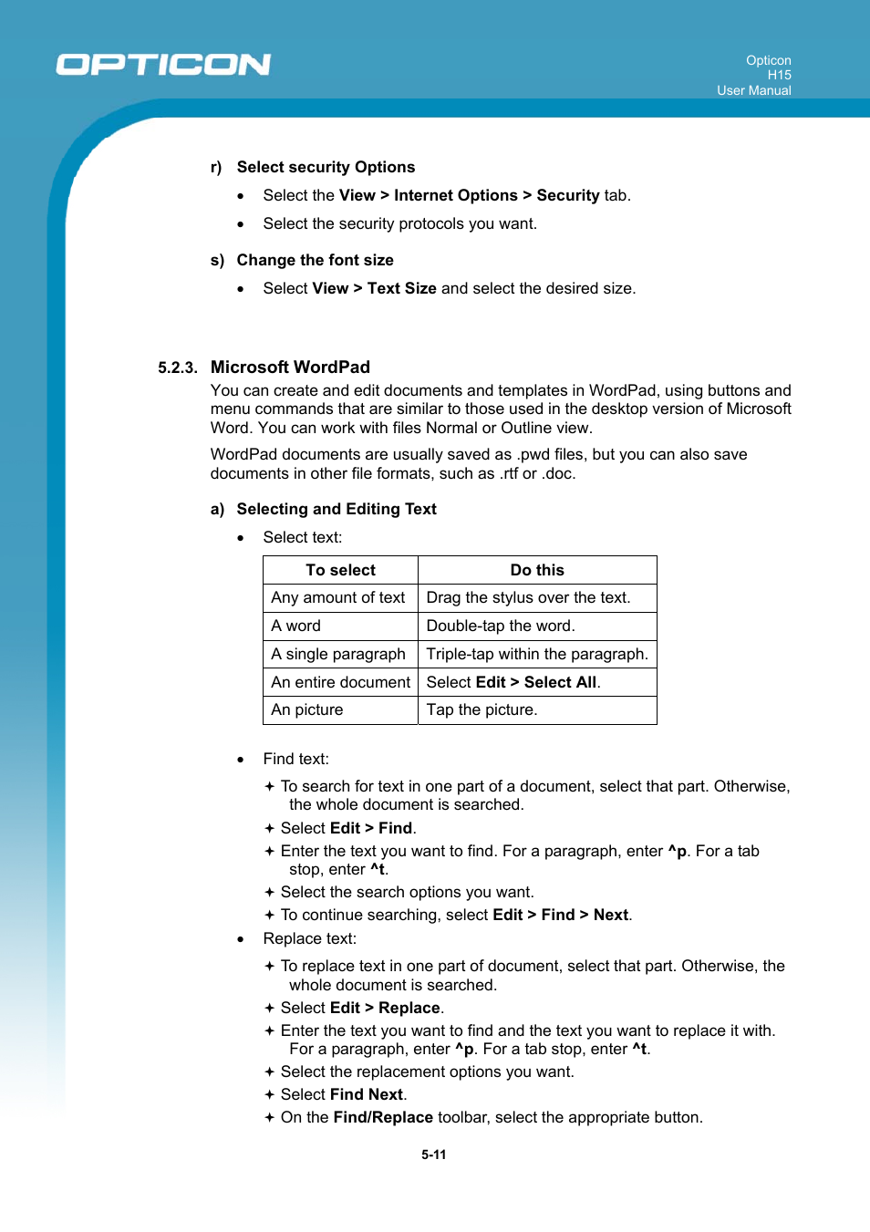 Opticon H15 User Manual User Manual | Page 94 / 101