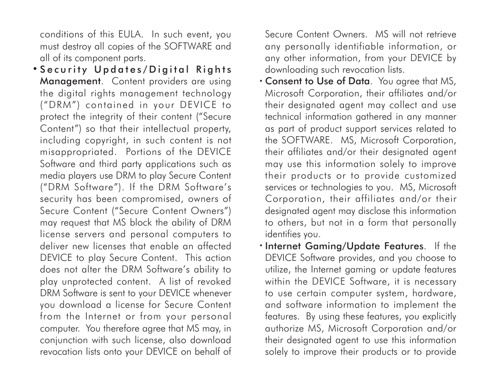 Opticon H16 End User License Agreement for Microsoft Software User Manual | Page 4 / 8