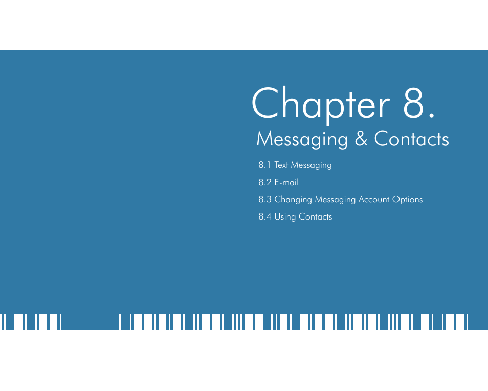 Chapter 8, Messaging & contacts | Opticon H16 User Manual User Manual | Page 109 / 160