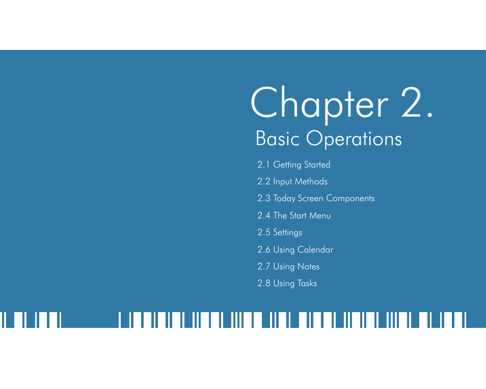 Chapter, Basic operations | Opticon H16 User Manual User Manual | Page 19 / 160