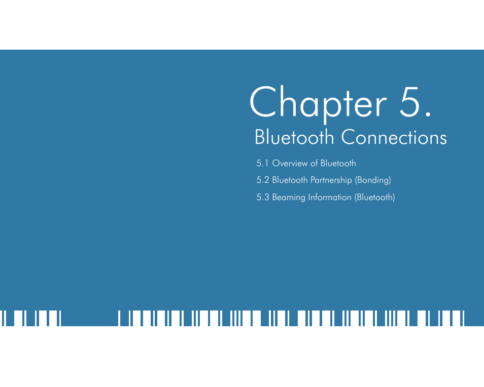 Chapter, Bluetooth connections | Opticon H16 User Manual User Manual | Page 77 / 160