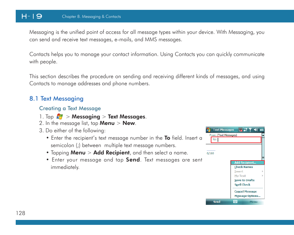 Opticon H19А User Manual | Page 128 / 192