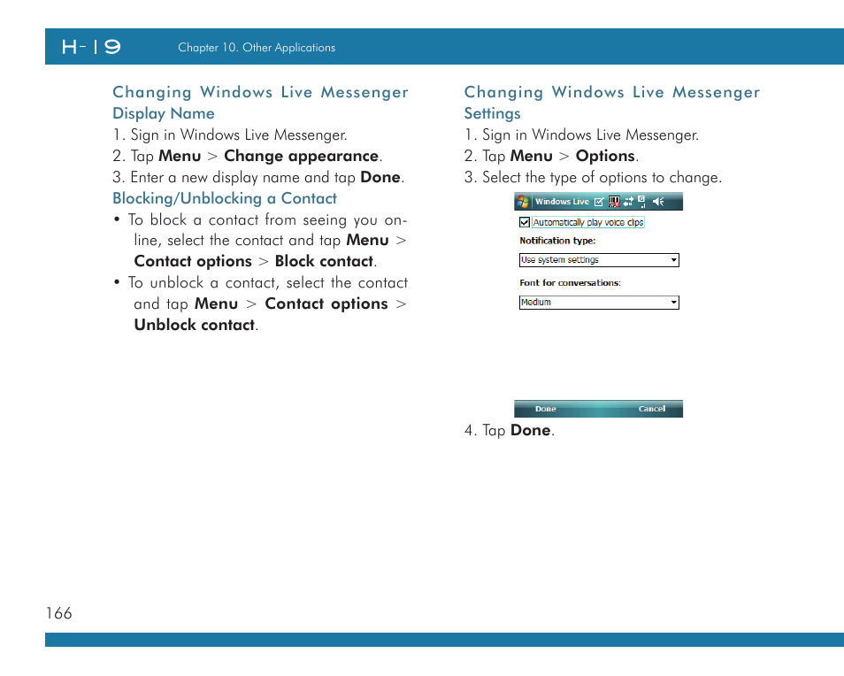 Opticon H19А User Manual | Page 166 / 192