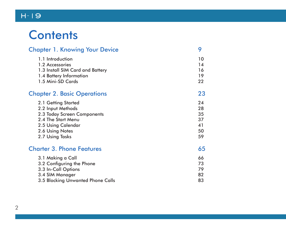 Opticon H19А User Manual | Page 2 / 192