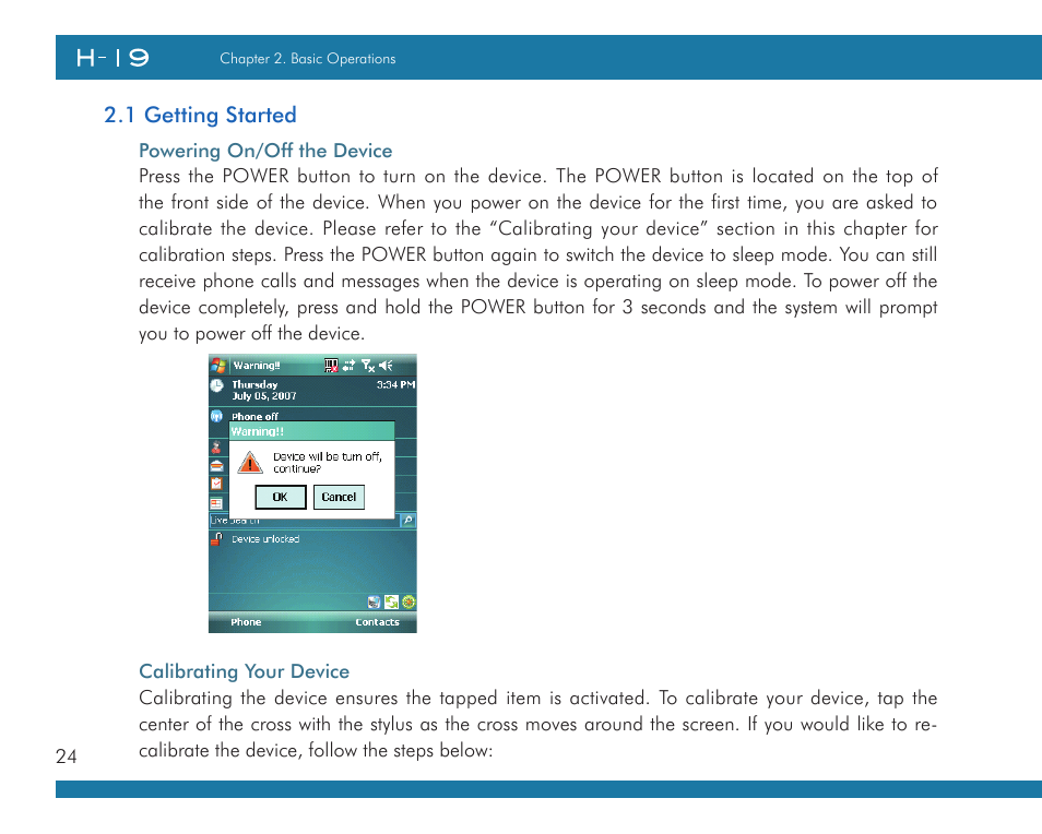 Opticon H19А User Manual | Page 24 / 192