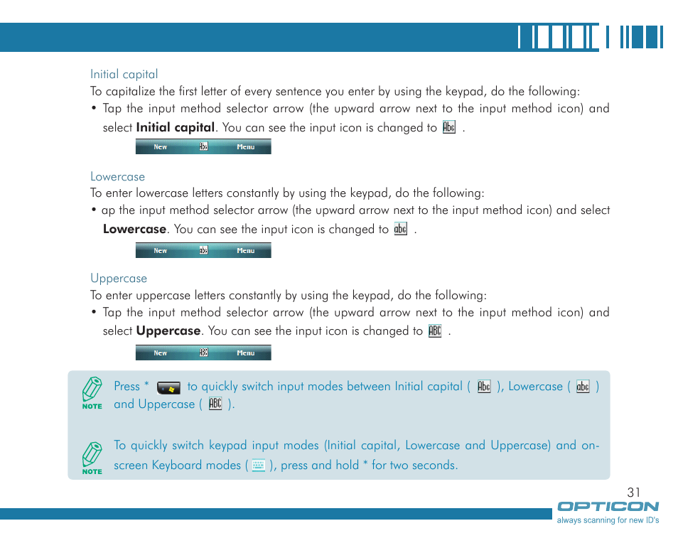 Opticon H19А User Manual | Page 31 / 192