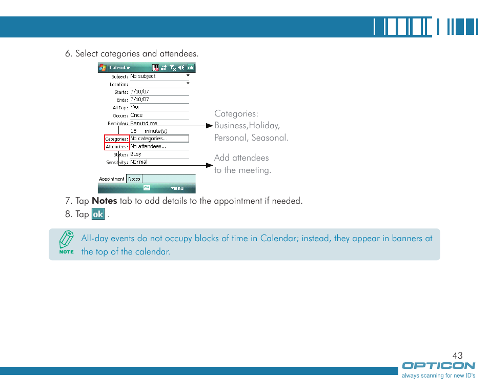 Opticon H19А User Manual | Page 43 / 192