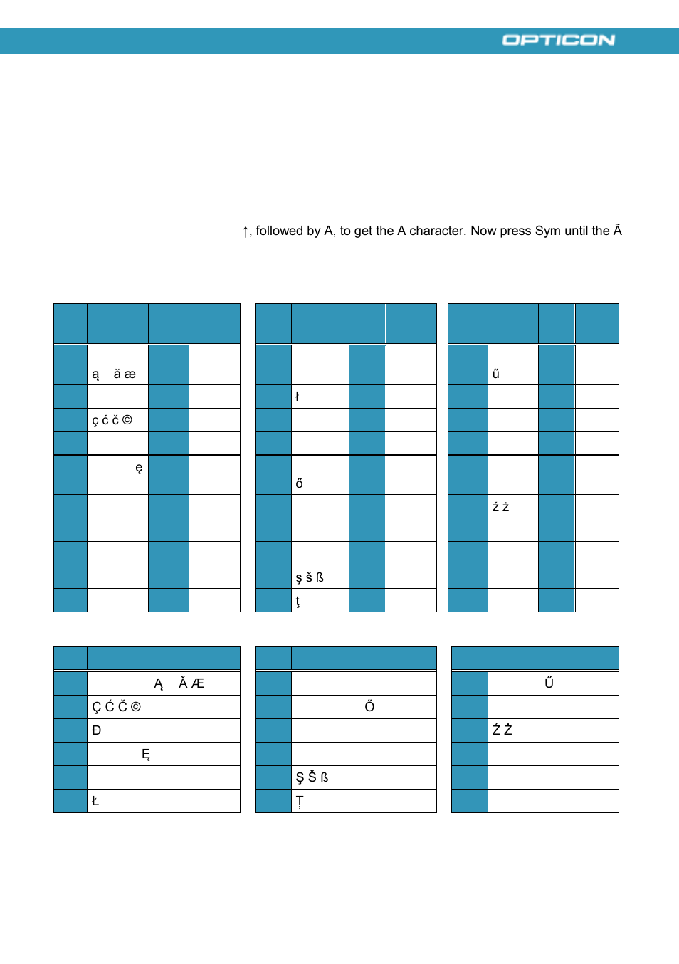 Opticon H21 User Manual | Page 41 / 103