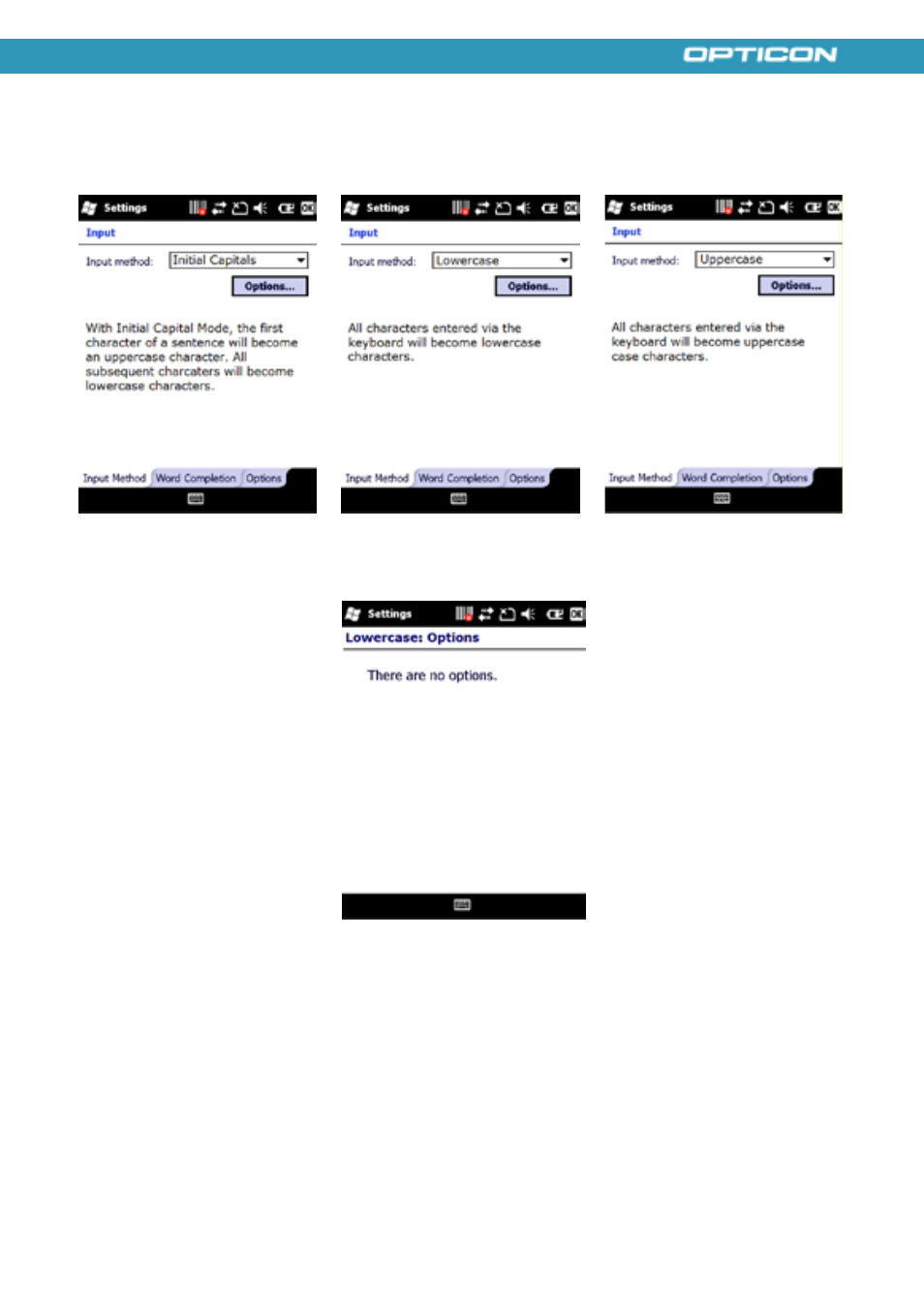 Opticon H21 User Manual | Page 45 / 103