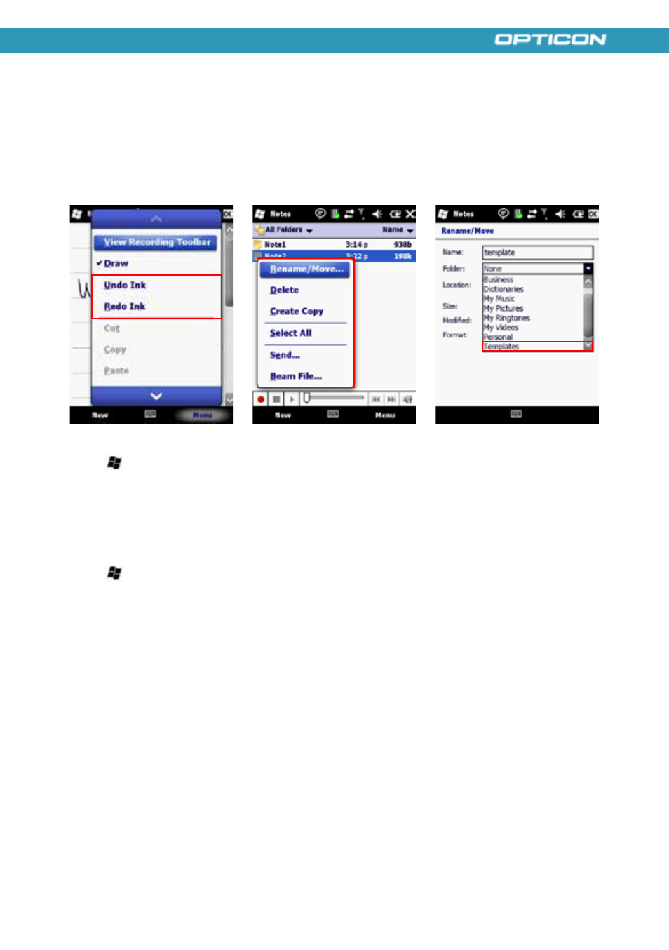 Opticon H21 User Manual | Page 51 / 103
