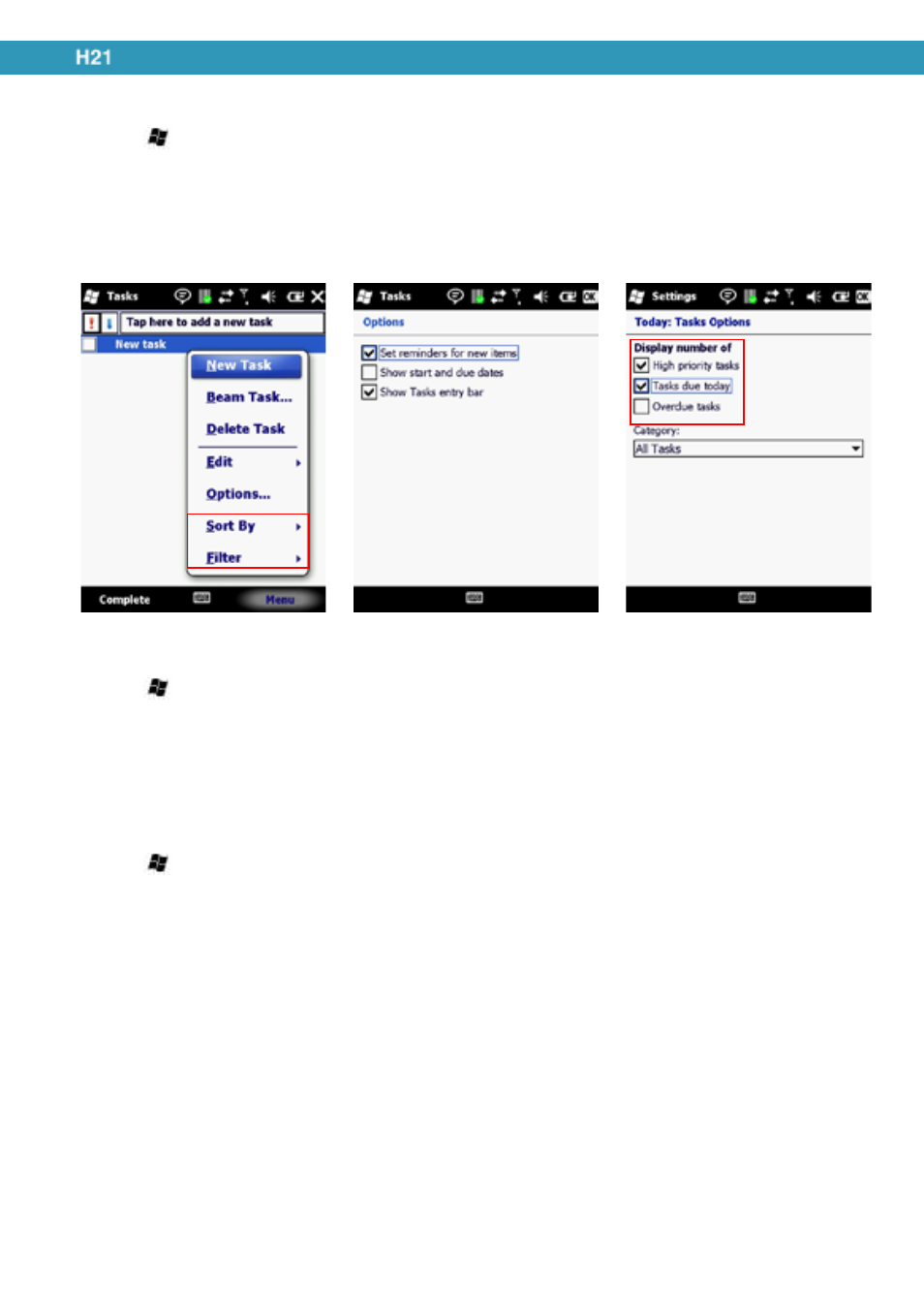 Opticon H21 User Manual | Page 54 / 103