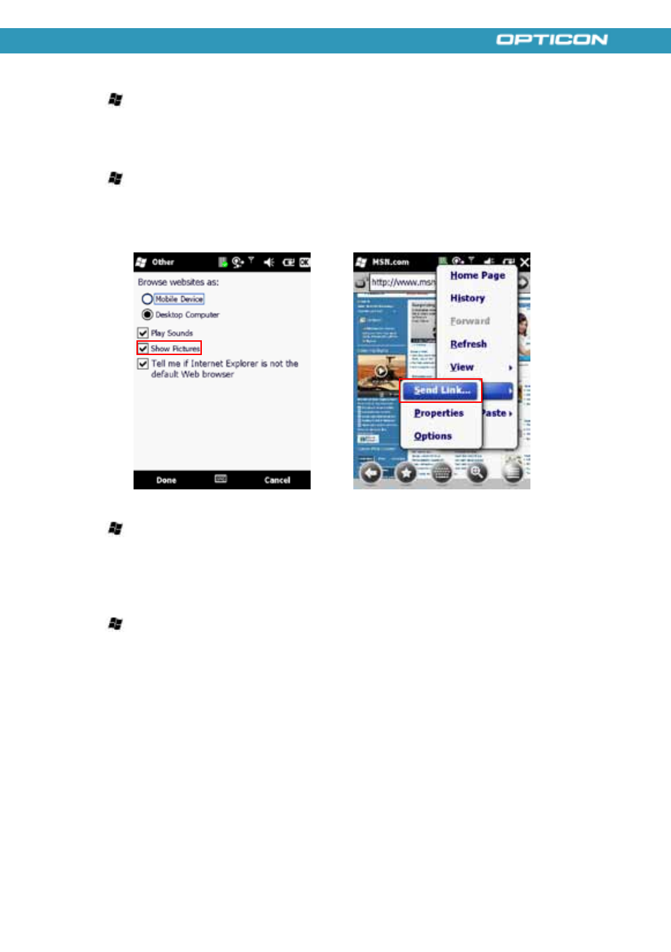 Opticon H21 User Manual | Page 85 / 103