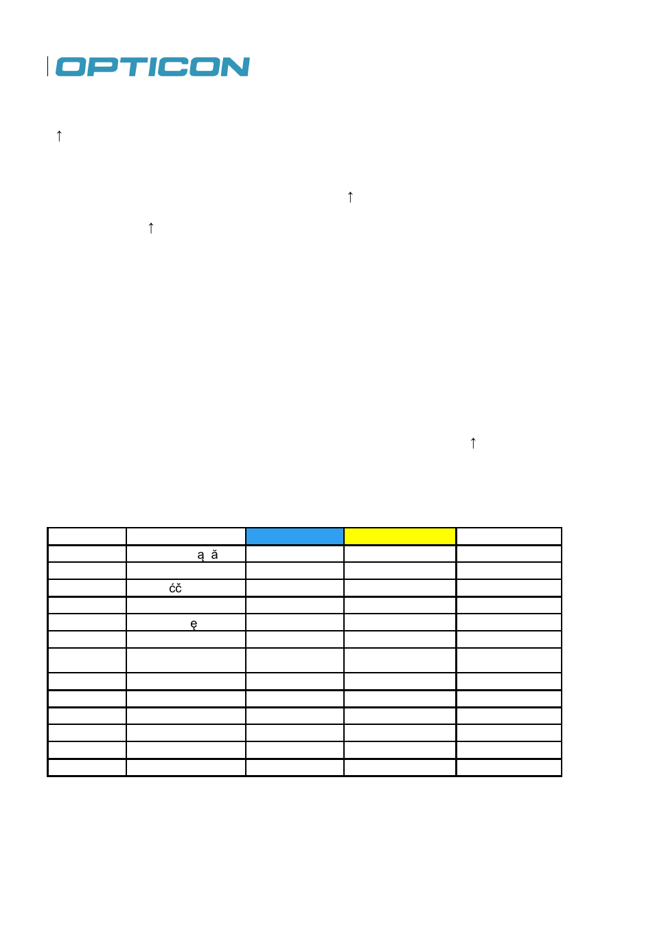 Opticon H22 User Manual | Page 38 / 110