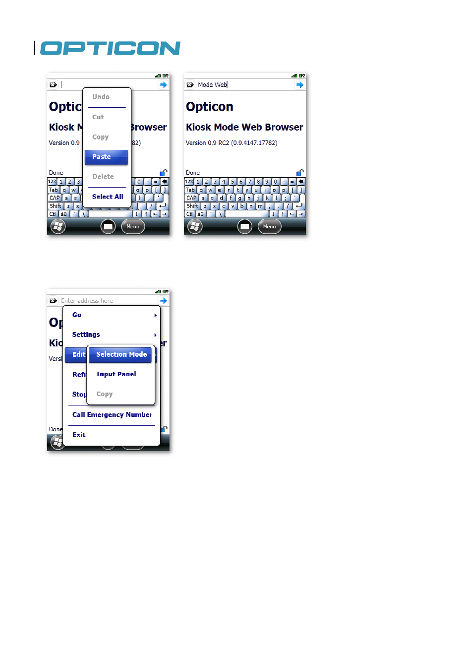 Opticon H22 User Manual | Page 94 / 110