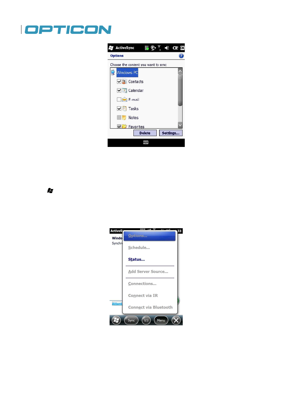 Opticon H22 User Manual | Page 98 / 110