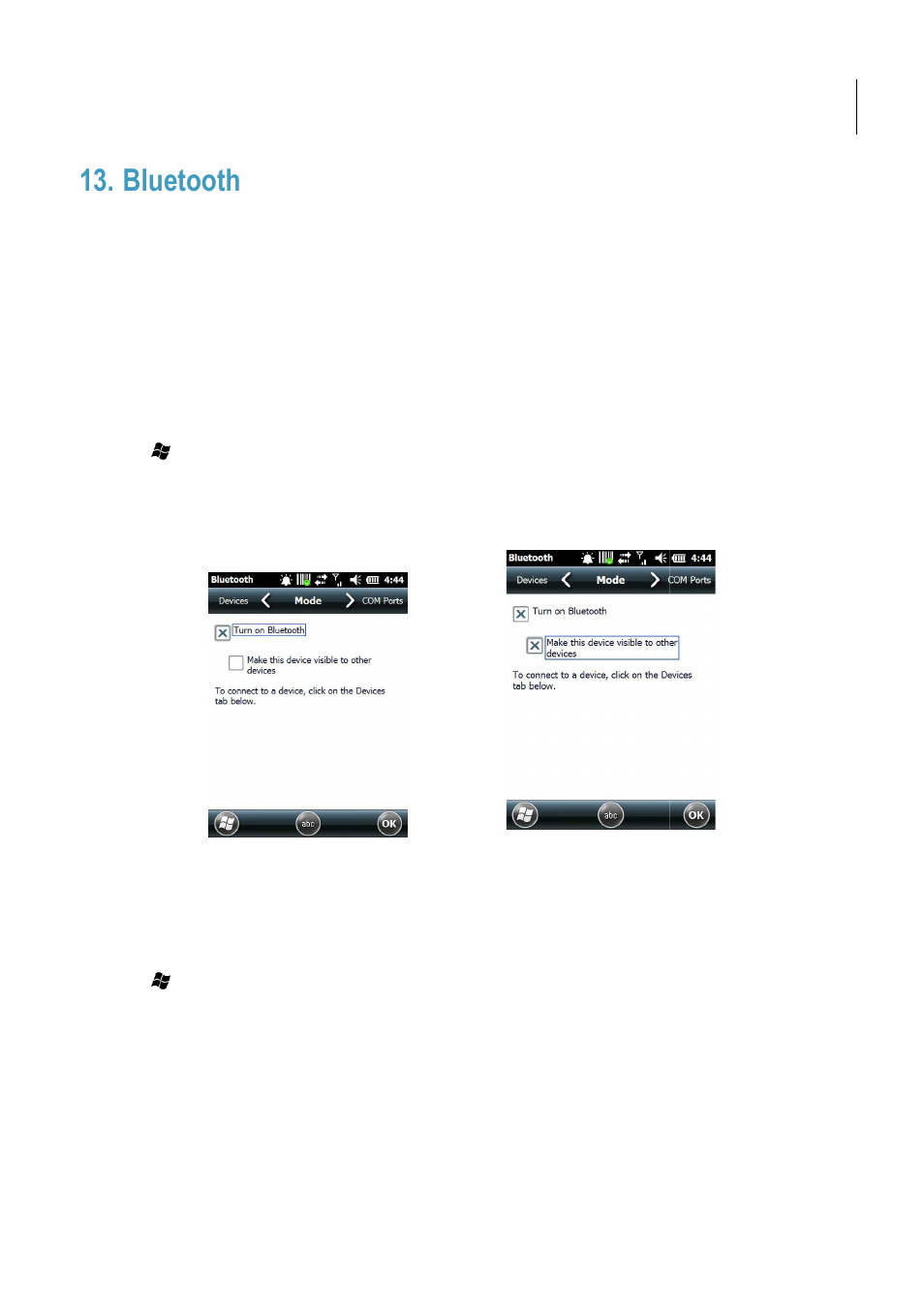 Bluetooth, H-22 user manual, Opticon 22 user manual | Opticon H22 User Manual | Page 99 / 110