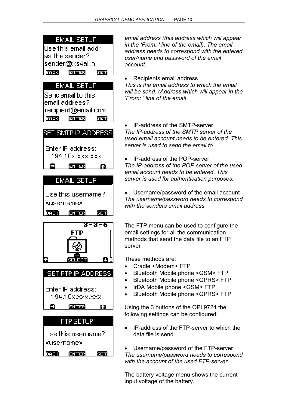Opticon OPL 9724 User Manual | Page 10 / 29