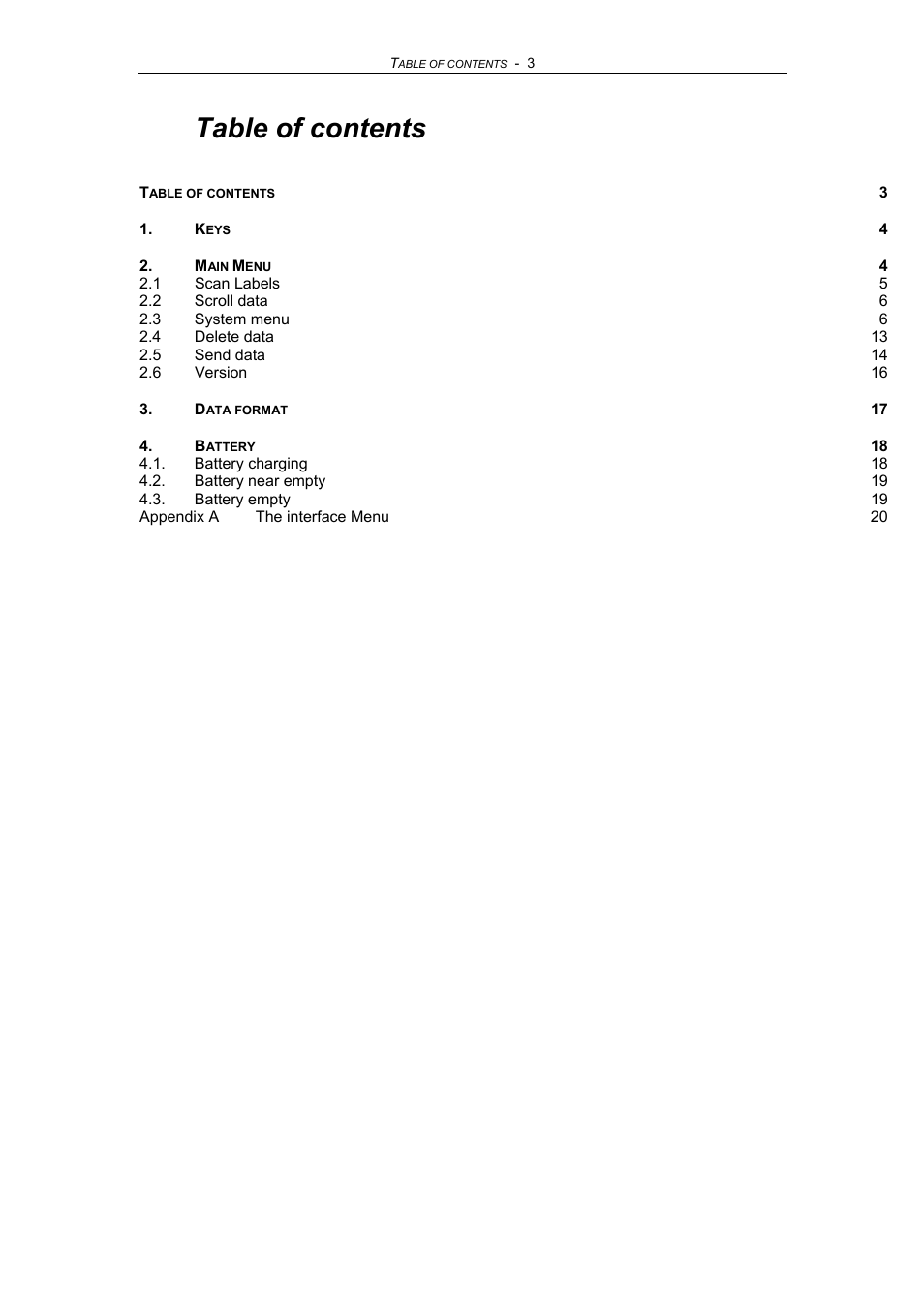Opticon OPL 9724 User Manual | Page 3 / 29