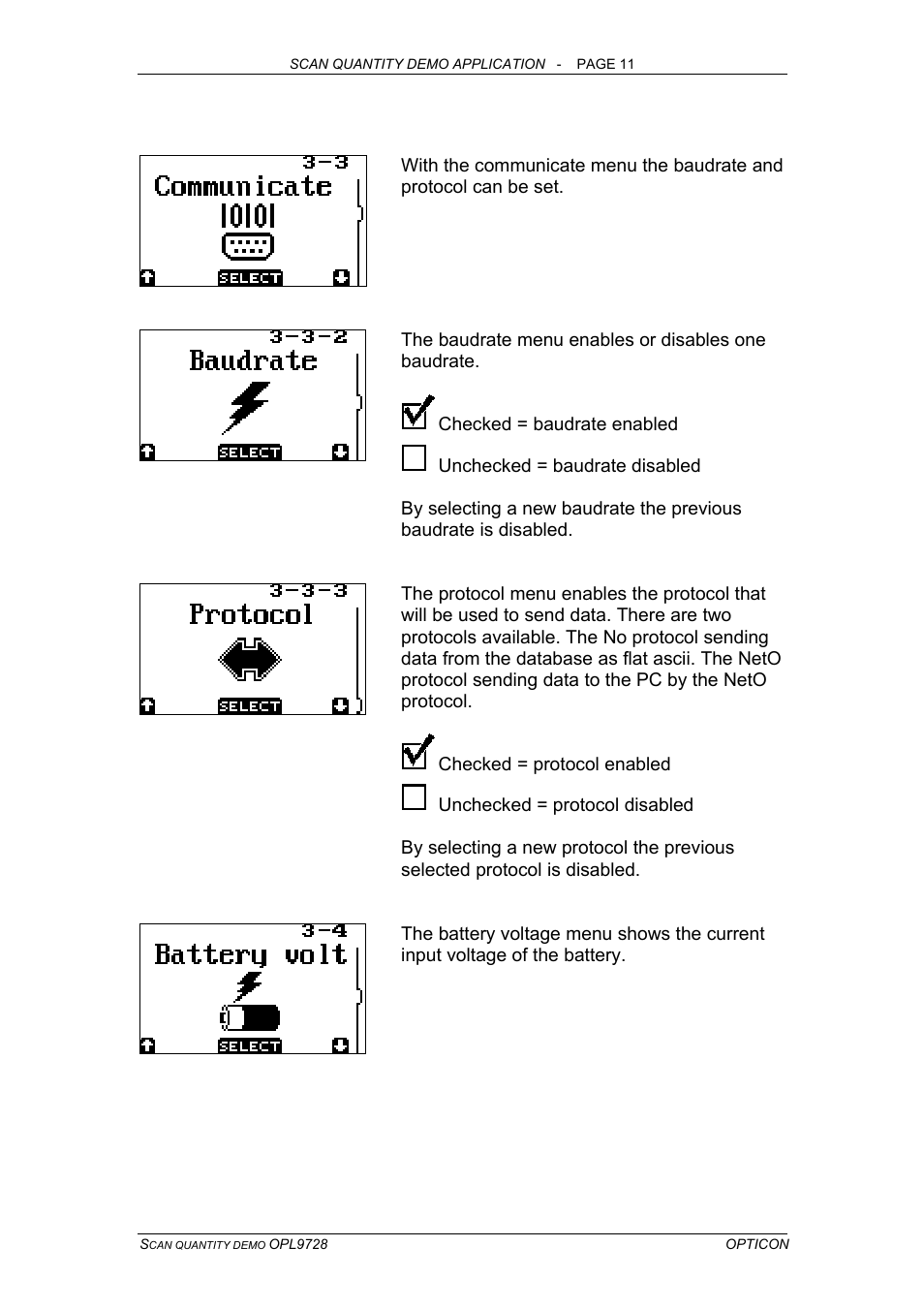 Opticon OPL 9728 User Manual | Page 11 / 19