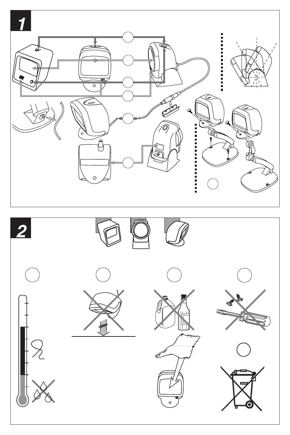 Ac d b | Opticon OPM 5145 User Manual | Page 4 / 8