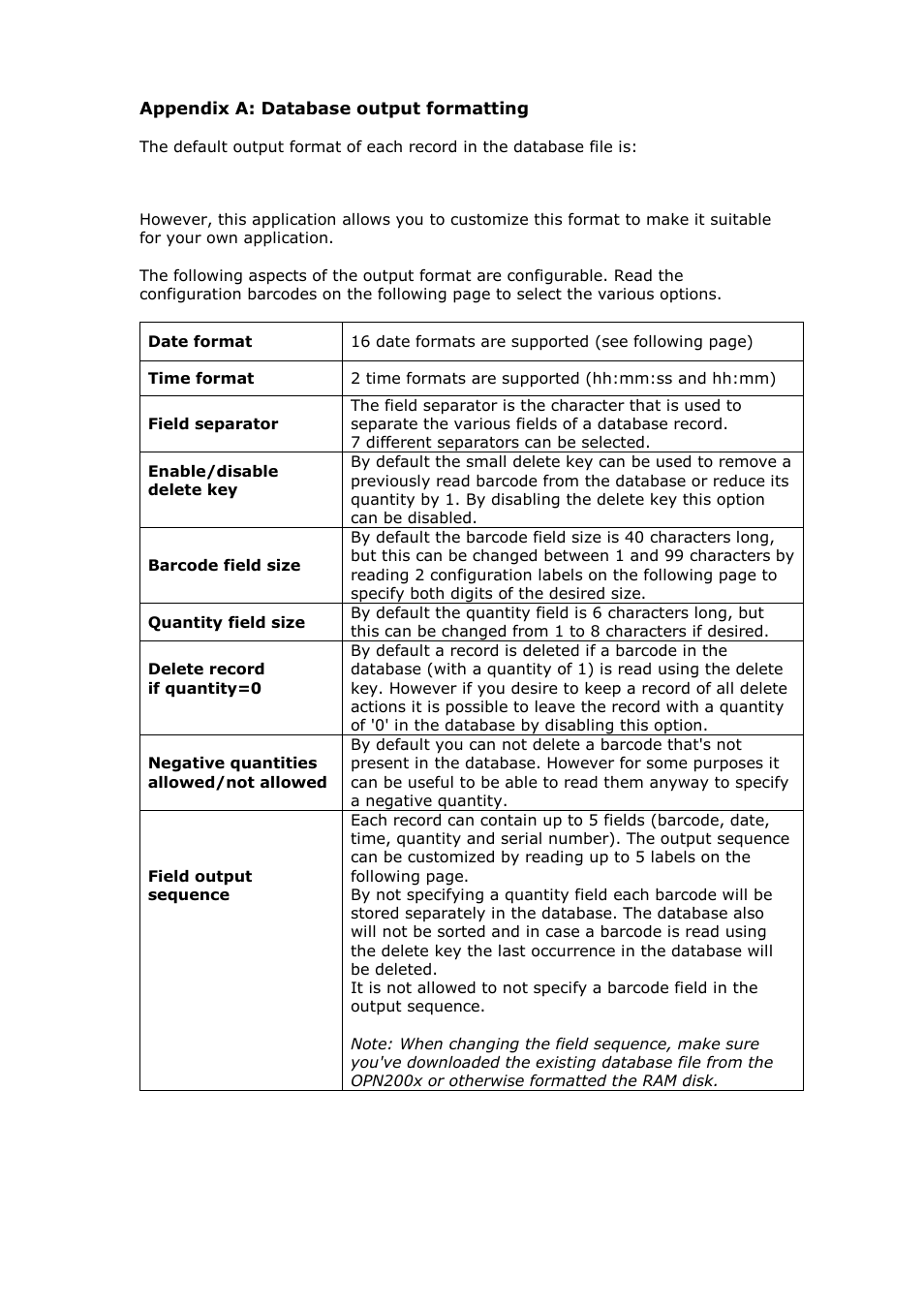 Opticon OPN 2002 v35412 Batch demo Quick Guide User Manual | Page 12 / 14