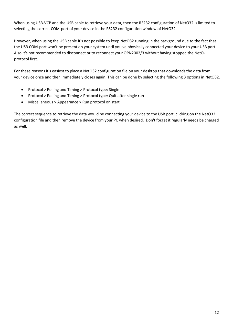 Opticon PX 20 v37938 Batch demo Quick Guide User Manual | Page 12 / 23