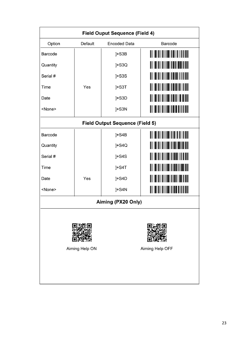 Opticon PX 20 v37938 Batch demo Quick Guide User Manual | Page 23 / 23