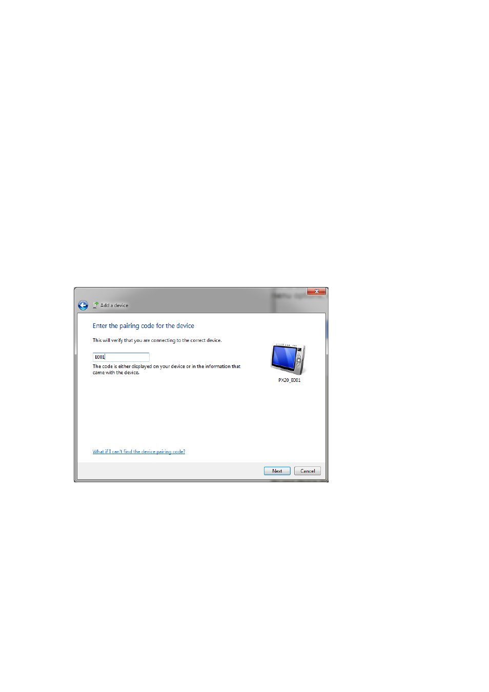 Connect as master | Opticon PX 20 v3791A Bluetooth demo Quick Guide User Manual | Page 9 / 16