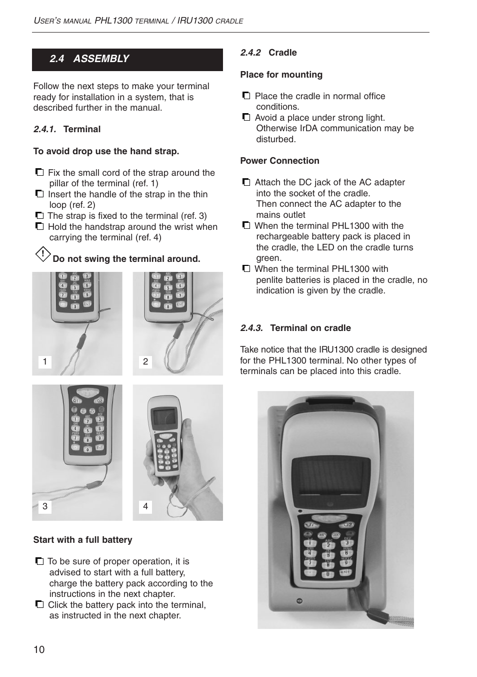 Opticon PHL 1300 User Manual | Page 10 / 24