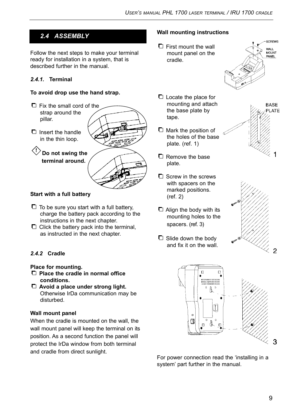Opticon PHL 1700 User Manual | Page 9 / 24