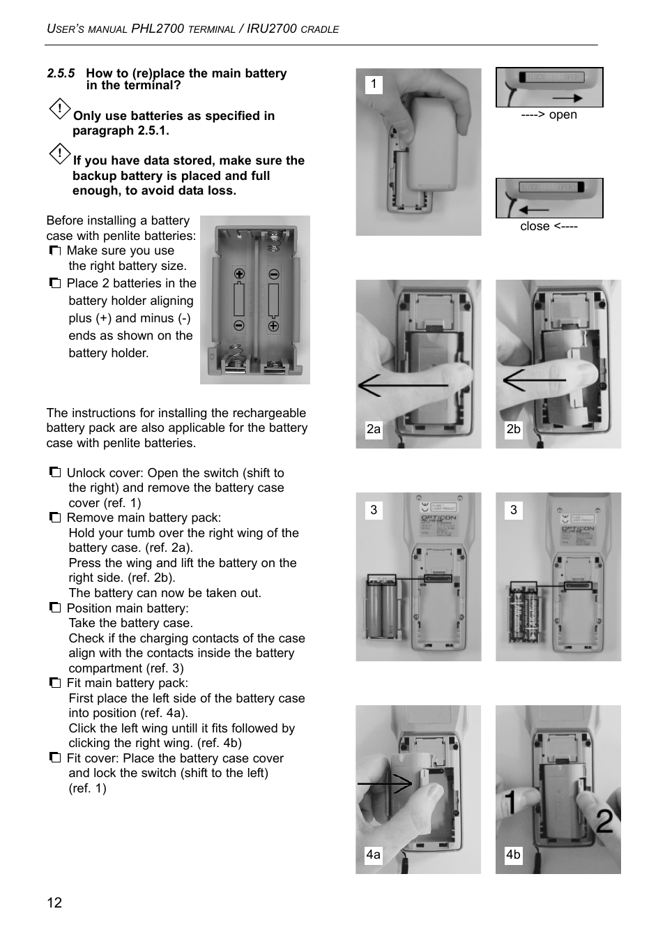 Opticon PHL 2700-RFDC User Manual | Page 12 / 24