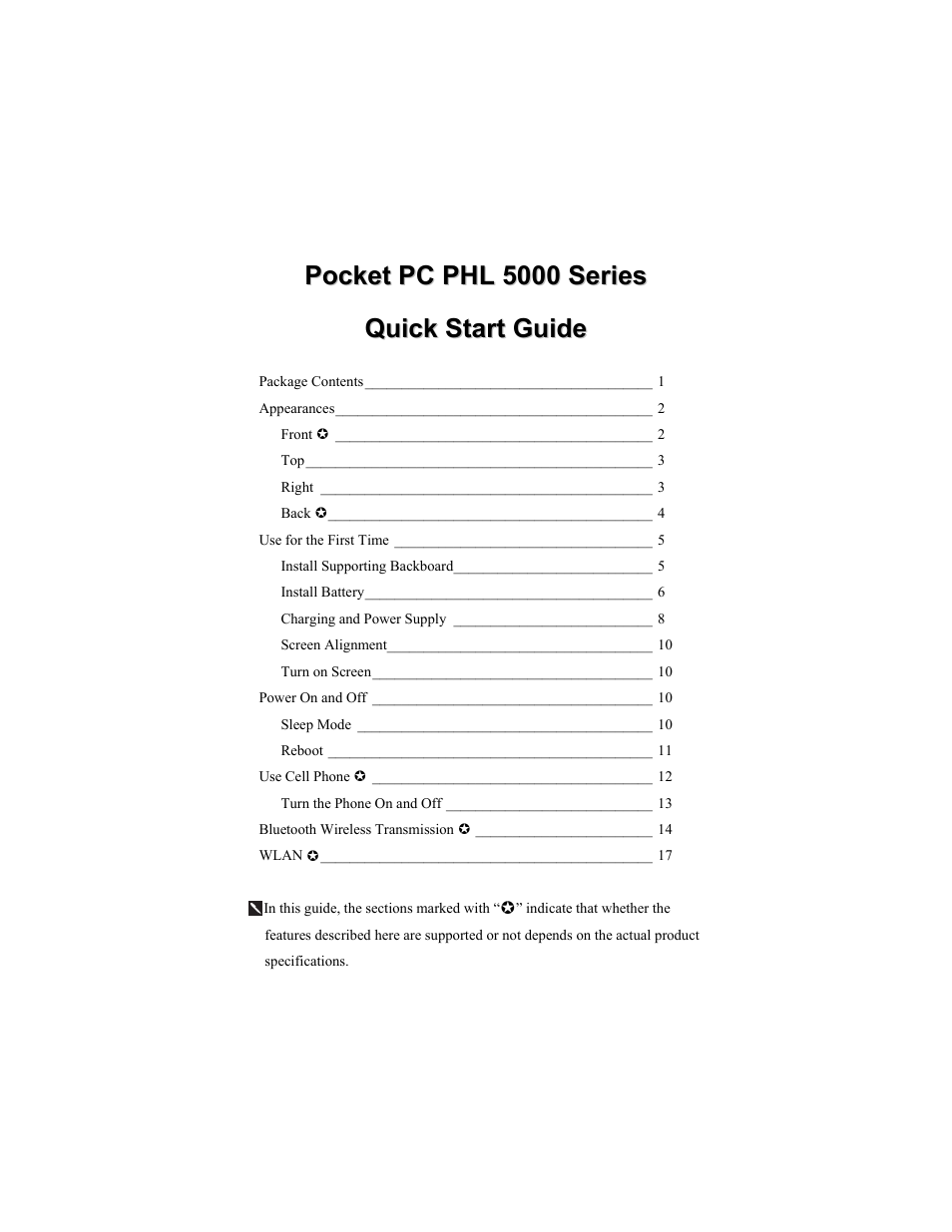 Opticon PHL 5300 Quickstart Guide User Manual | 25 pages