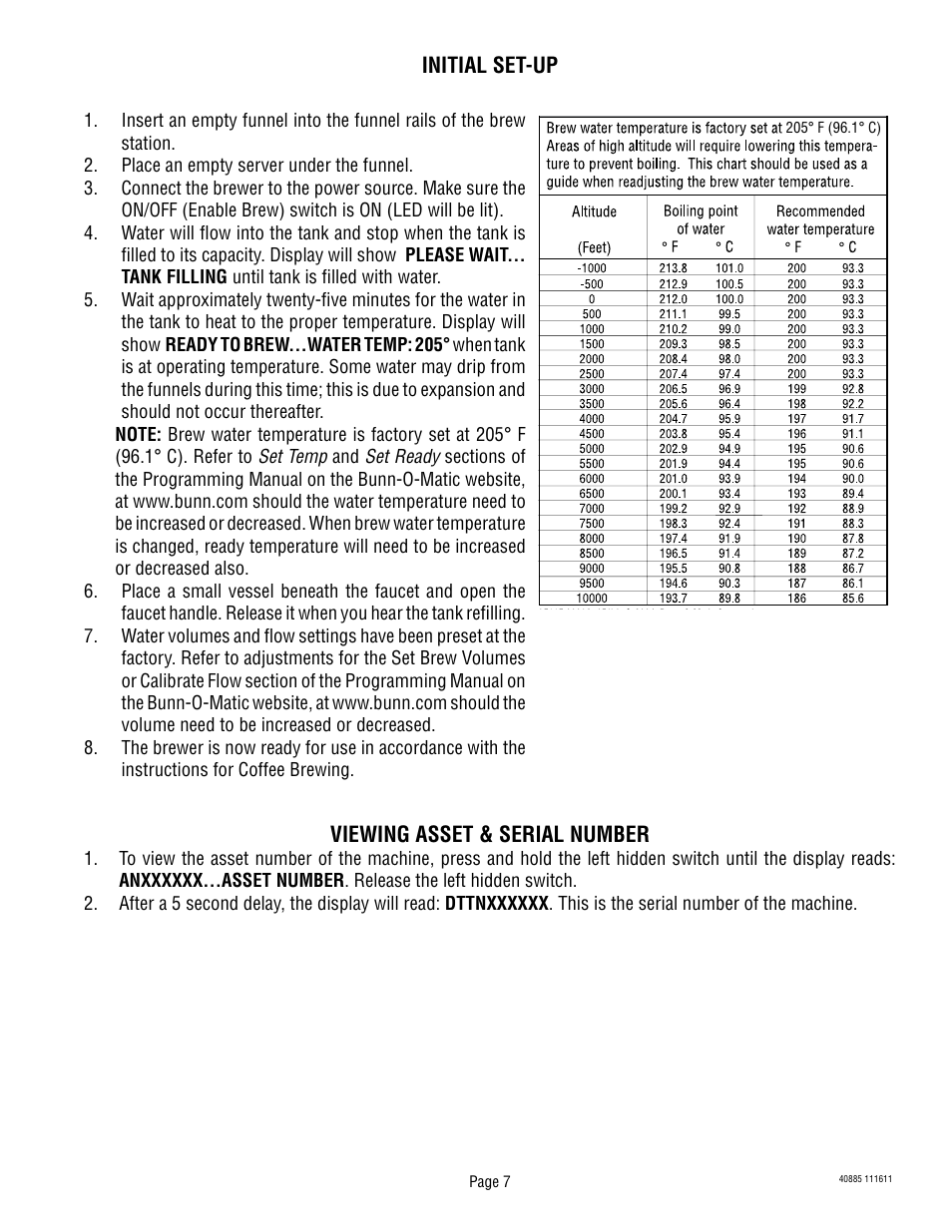 Bunn Titan Single 40885.0000E User Manual | Page 7 / 9