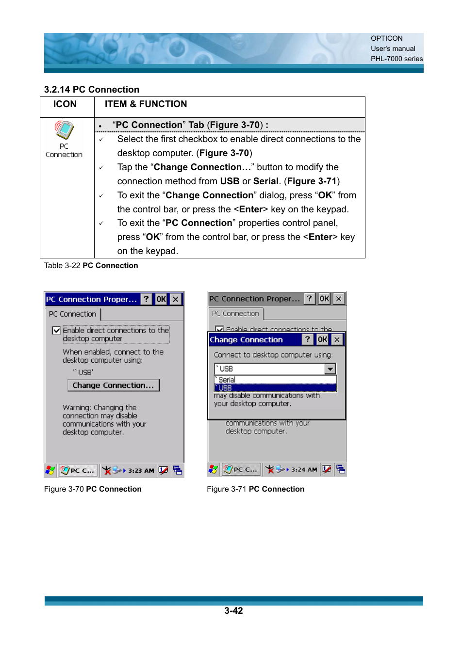 Opticon PHL 7200 User Manual User Manual | Page 105 / 168