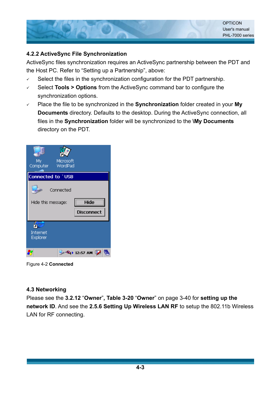 Opticon PHL 7200 User Manual User Manual | Page 118 / 168