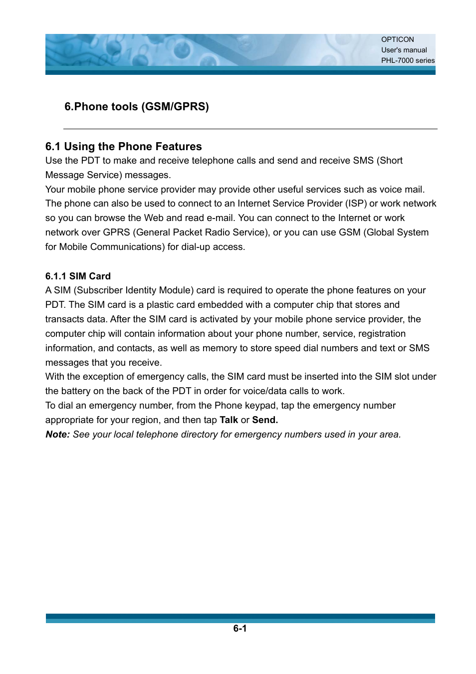 Opticon PHL 7200 User Manual User Manual | Page 144 / 168