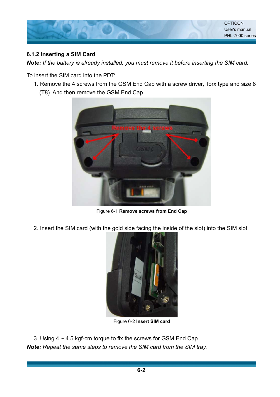 Opticon PHL 7200 User Manual User Manual | Page 145 / 168