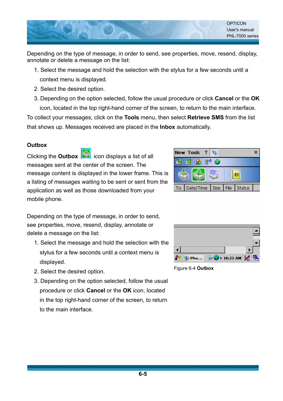 Opticon PHL 7200 User Manual User Manual | Page 148 / 168