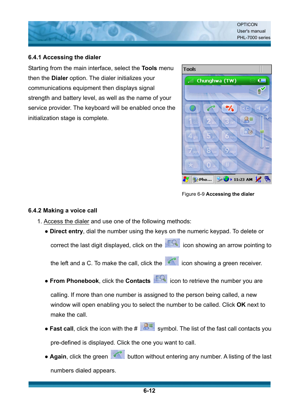 Opticon PHL 7200 User Manual User Manual | Page 155 / 168