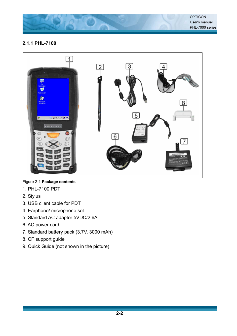 Opticon PHL 7200 User Manual User Manual | Page 21 / 168