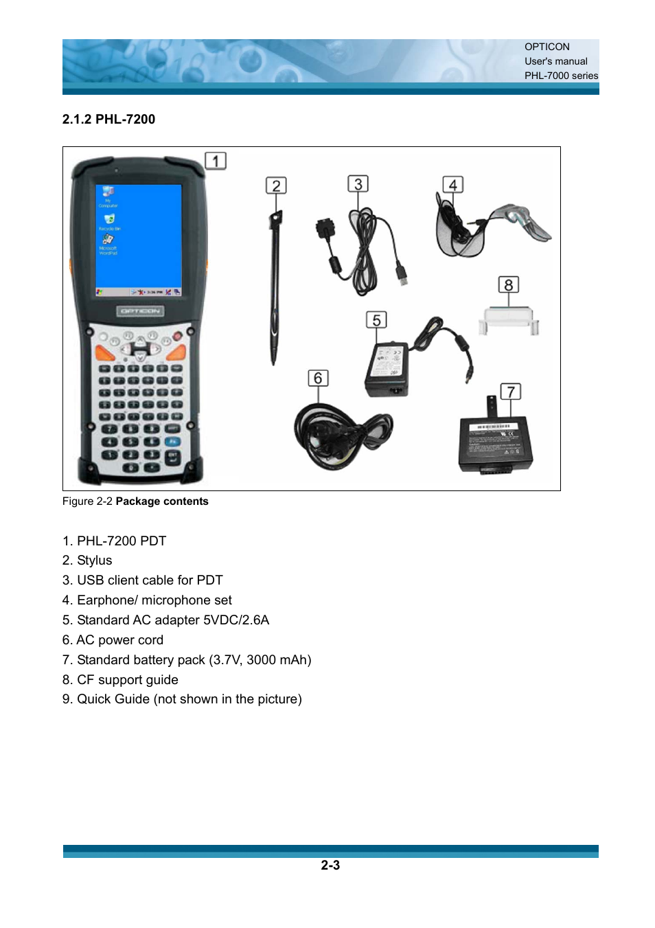 Opticon PHL 7200 User Manual User Manual | Page 22 / 168