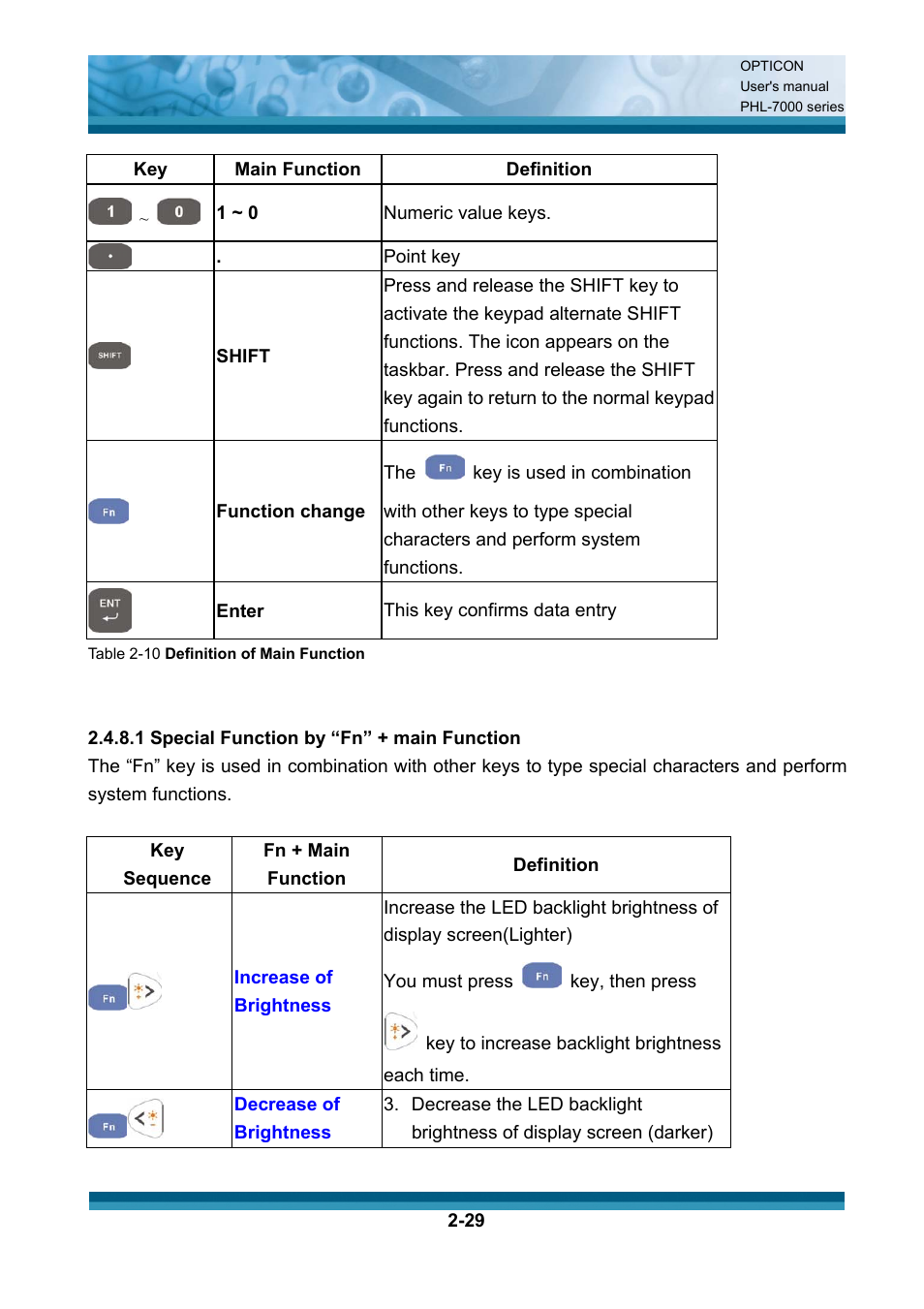Opticon PHL 7200 User Manual User Manual | Page 48 / 168