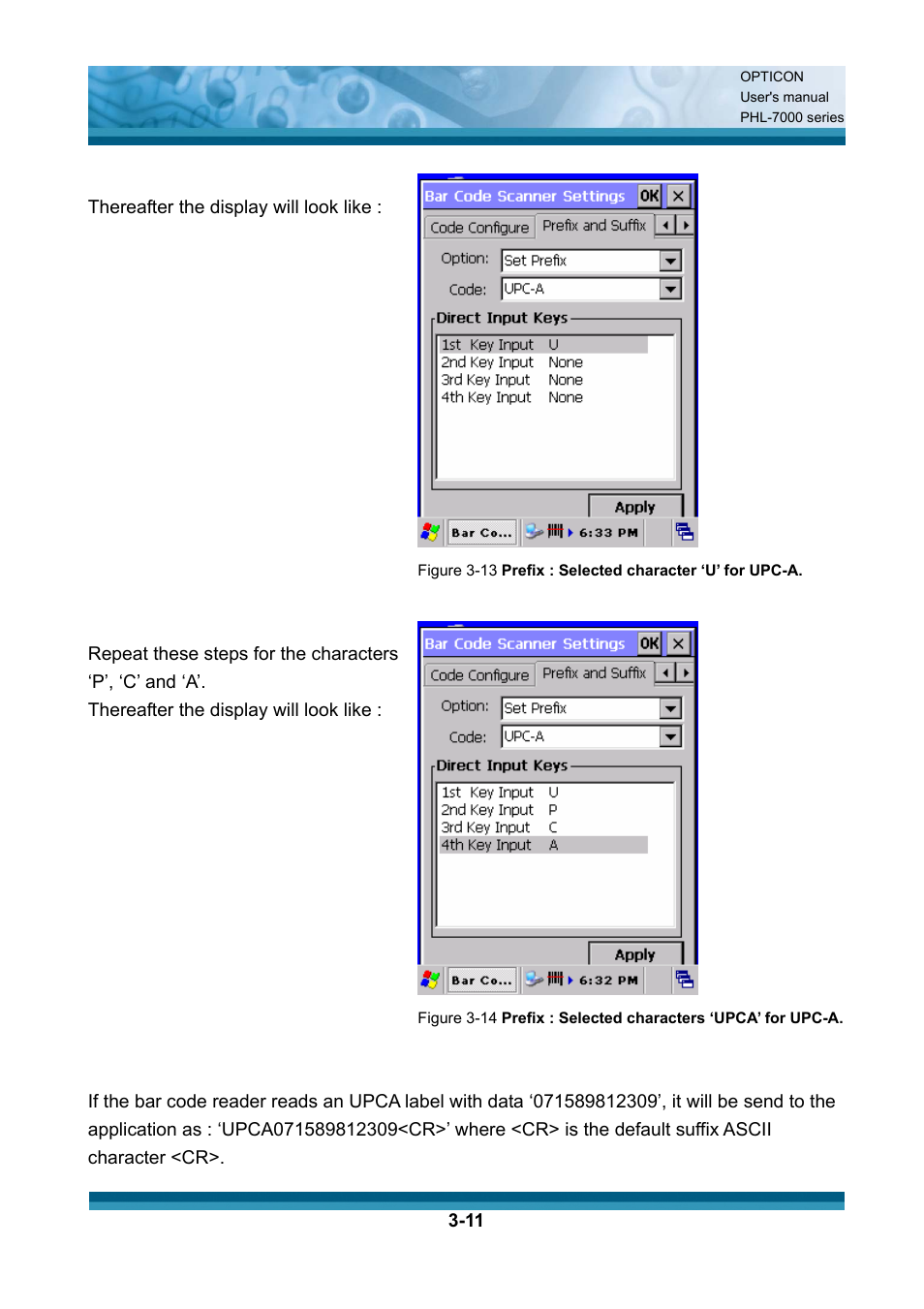 Opticon PHL 7200 User Manual User Manual | Page 74 / 168