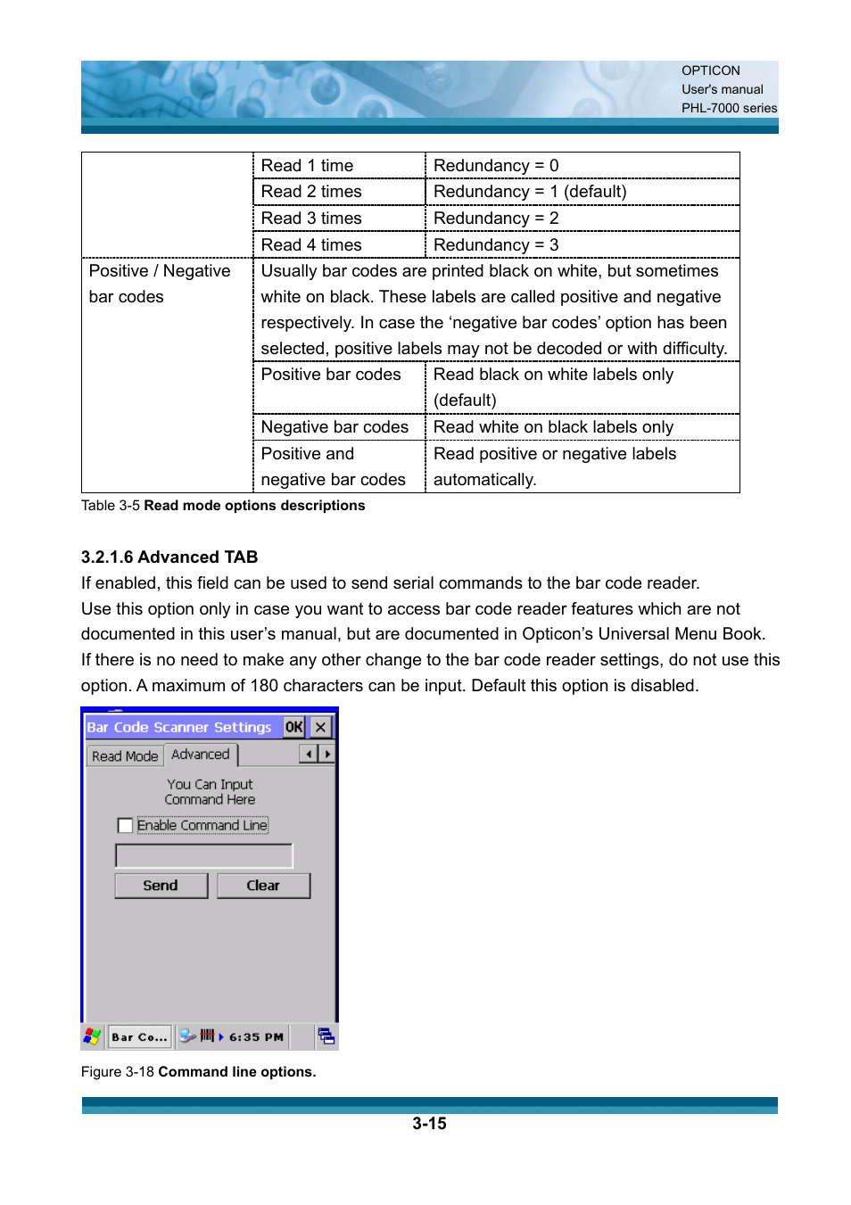 Opticon PHL 7200 User Manual User Manual | Page 78 / 168